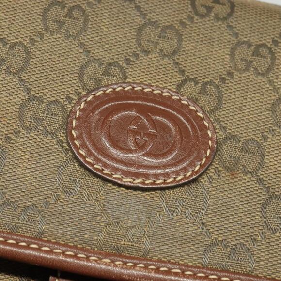 GUCCI GG Canvas Shoulder Bag Brown Gold 004 49 004 49 - Picture 14 of 16